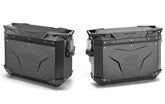 GIVI Coppia Valigie Laterali Moto Trekker Outback 37 + 33 Evo Black Line